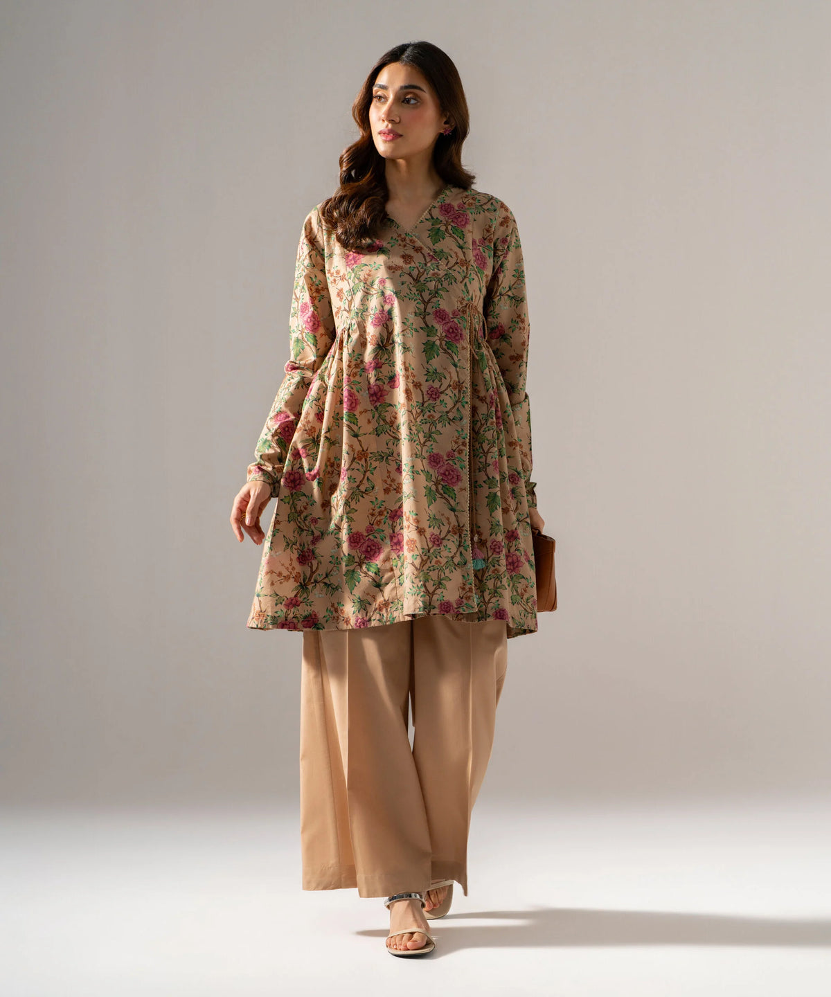Printed Cambric Angrakha