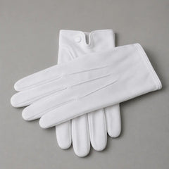 White Cotton Gloves for Men & Women