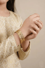 Traditional Gold Plated Kara Pair for Kids